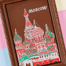 "Виды Москвы.Собор" открытка шоколад молочный