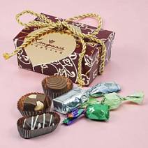 Сундучок с шоколадными конфетами и драже "Классика Конфаэль" 