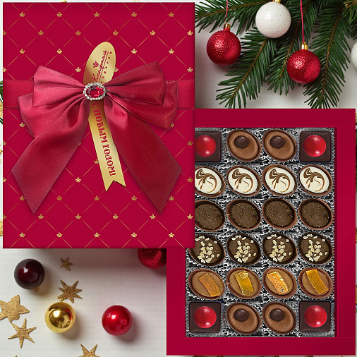 Новогодний набор конфет ручной работы 250г