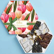 Набор суфле ванильного, кофейного и шоколадного в горьком шоколаде  105г (тюльпаны)