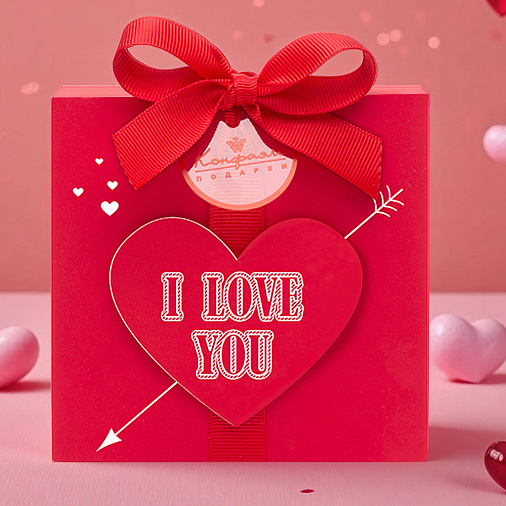 "I Love you" набор сухофруктов в шоколаде