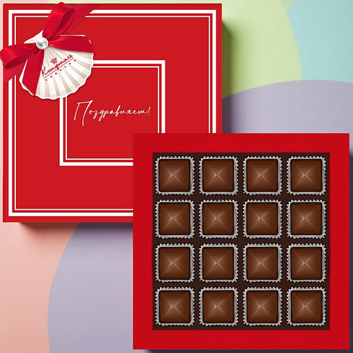 "Поздравляем" набор шоколадных конфет 170г