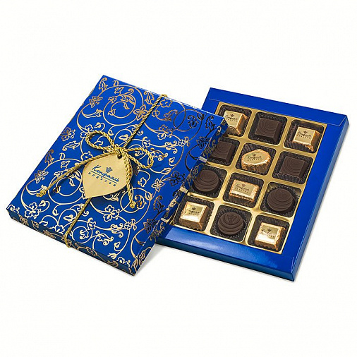 Набор шоколадных конфет ассорти Конфаэль синий 110г