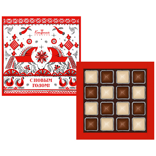 Новогодний набор шоколадных конфет 170г