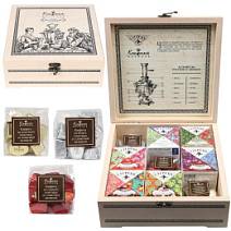 Шкатулка: набор чая и шоколадных конфет «Ассорти»