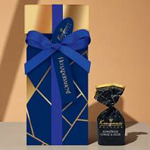 Набор двуслойных конфет: кофейное суфле + ванильное безе в горьком шоколаде 145г