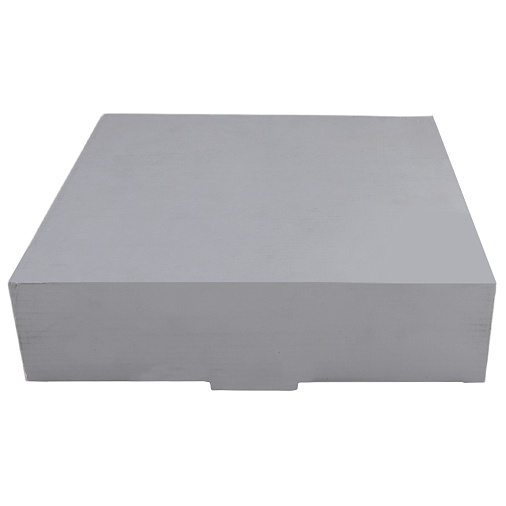 Блюдо круглое декоративное из металла (серебро)