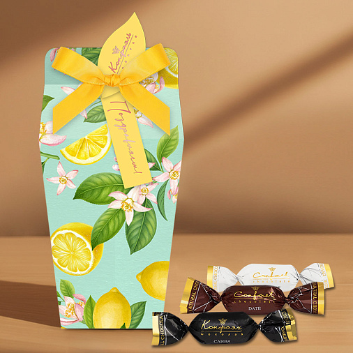 Сухофрукты в горьком шоколаде (финик, слива, абрикос) 155г