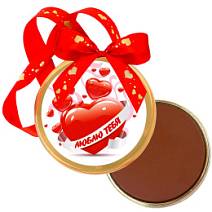 "Люблю тебя" медаль молочный шоколад 70г