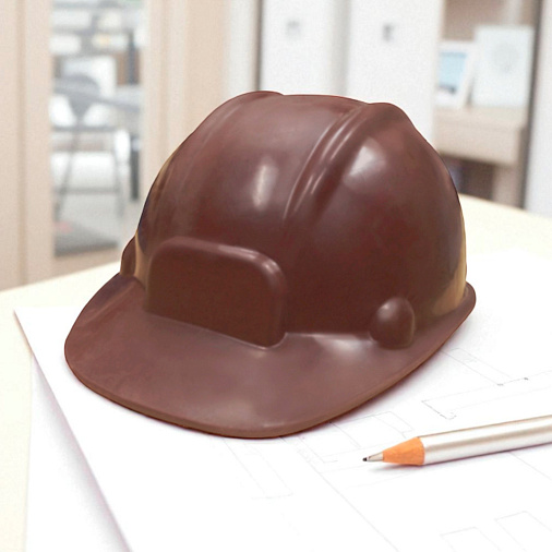 "Каска" скульптура молочный шоколад 500г