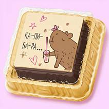 "Капибара со стаканчиком" суфле ванильное 