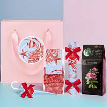 Подарочный набор: конфеты ручной работы, чай 270г