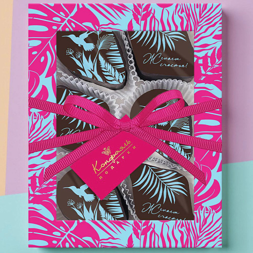 Набор суфле в горьком шоколаде