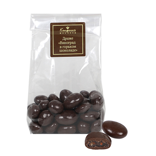 «Любимый вкус» драже виноград в горьком шоколаде 150г