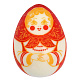 "Русская красавица" яйцо белый шоколад