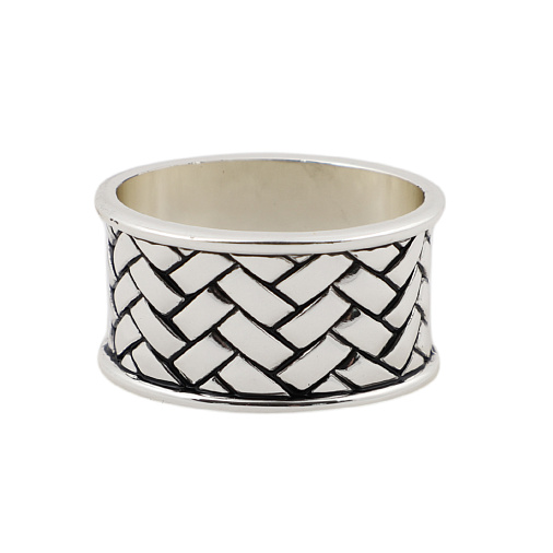 Кольцо на салфетку серебро