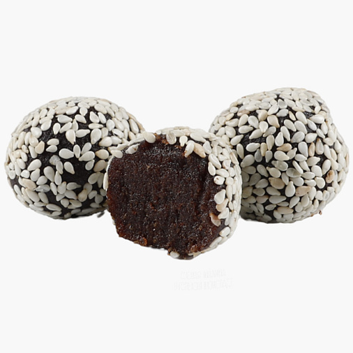 Финиковый трюфель (кофе с цедрой апельсина, кунжут, мак)