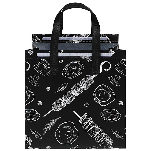 Термопакет "Шашлык" 30*30*17 (застежка-липучка многоразовая)