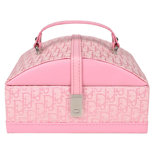 Шкатулка для украшений розовая 16х11,5х9см