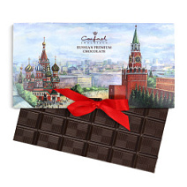 "Красная площадь" шоколад горький сувенирный