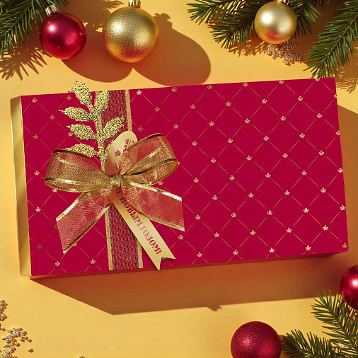 Новогодний набор шоколадных конфет 160г