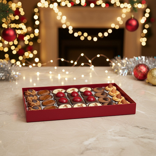 Новогодний набор конфет ручной работы 310г