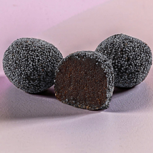 Финиковый трюфель (кофе с цедрой апельсина, кунжут, мак)