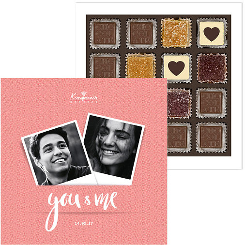 Ваше фото на наборе конфет «You&Me» (солобокс)