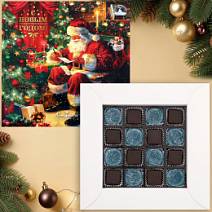 Новогодний набор: мармелад желейный, конфеты глазированные 180г(Санта)