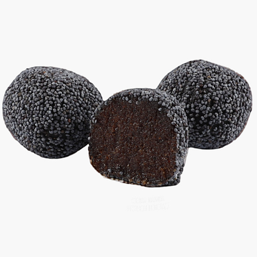 Финиковый трюфель (кофе с цедрой апельсина, кунжут, мак)