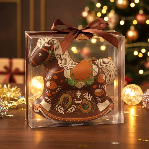 "Лошадка" скульптура шоколад молочный 140г