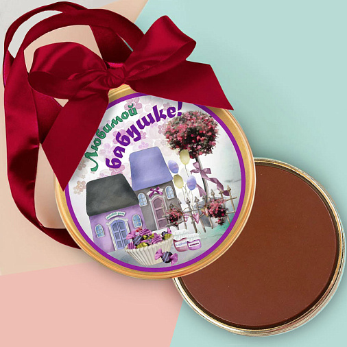 "Бабушке" медаль молочный шоколад 