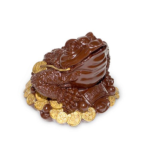 "Жаба на деньгах" скульптура шоколад молочный 700г