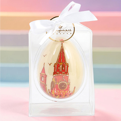 "Кремль" яйцо белый шоколад