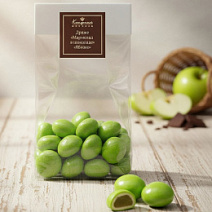 Мармелад яблоко в белом шоколаде драже