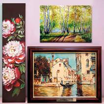 "Ваш пейзаж" индивидуальная картина белый шоколад в ассортименте