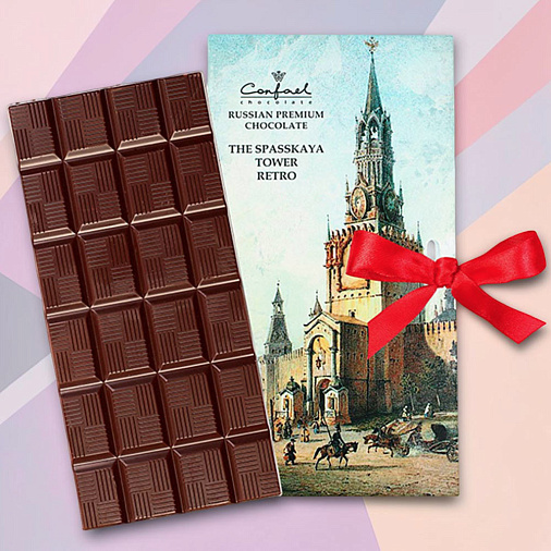 "Виды Москвы" открытка горький шоколад