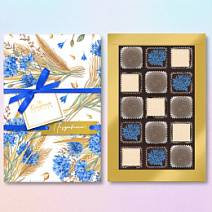 "Поздравляем" подарочный набор конфет (васильки)