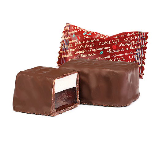 "Ураза-Байрам" подарочный набор двуслойных конфет мармелад+суфле (цвет капучино)