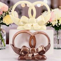 "Свадебные кольца" скульптура шоколадная в ассортименте