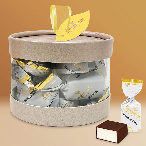 Набор ванильного суфле в горьком шоколаде 80г