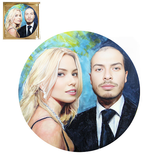 Медаль из шоколада 2 лица 60 см