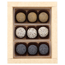 Финиковый трюфель кофе с цедрой апельсина, Кунжут, Мак 150г