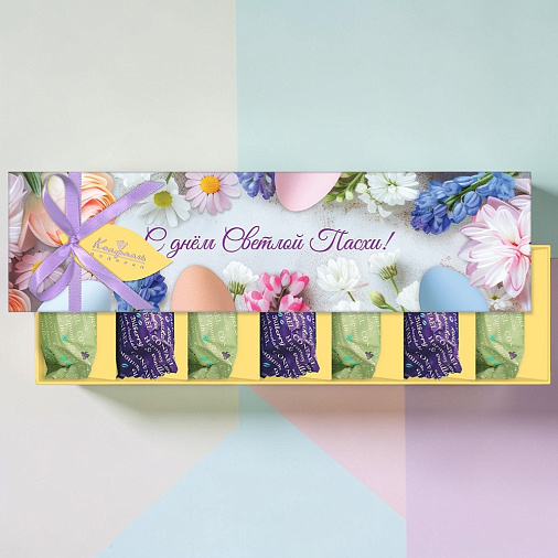Пасхальный набор конфет двуслойных суфле + мармелад
