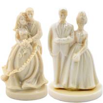 Скульптура из белого шоколада Жених и невеста в ассортименте