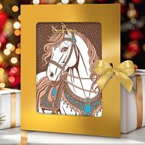 "Символ Года 2026" открытка шоколад молочный 100г