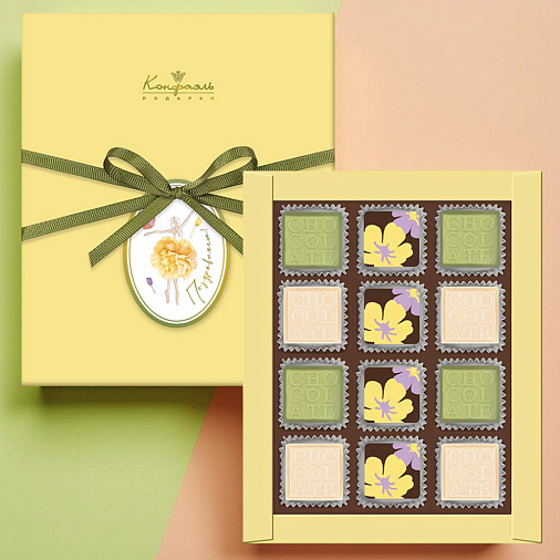 Набор шоколадных конфет ассорти 115г