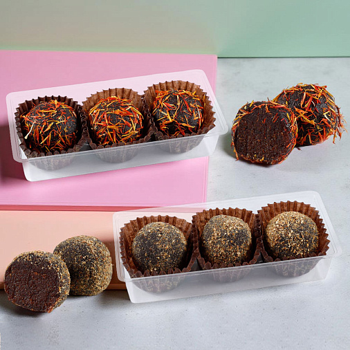 Финиковый трюфель (сафлор, кофе, цедра апельсина)