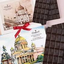 "Соборы Москвы" открытка шоколад в ассортименте