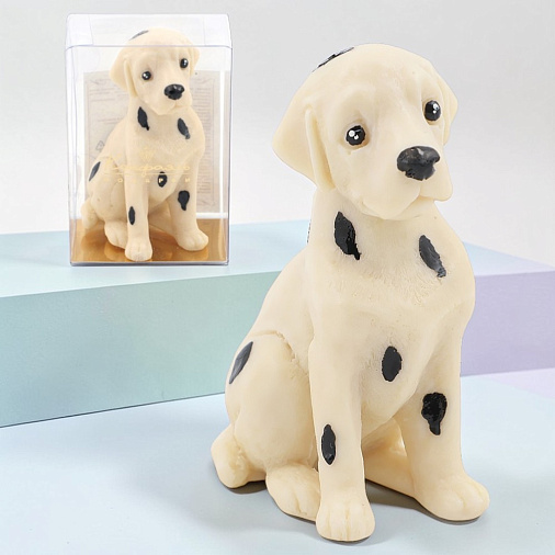"Далматинец" скульптура белый шоколад